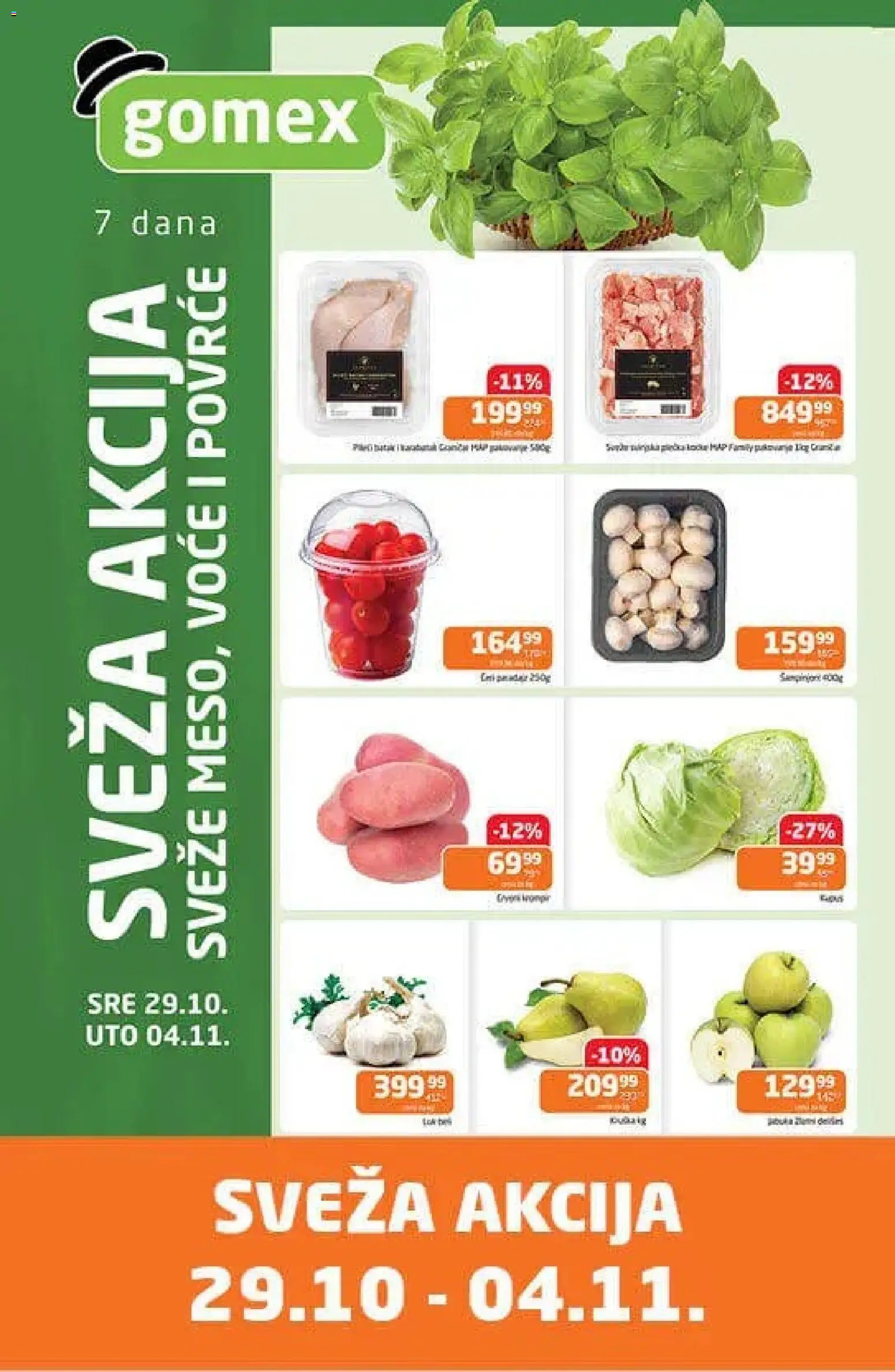 Pregled Gomex kataloga - važi od 29.10.2025