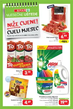 Pregled letka Uštede trgovine Spar vrijedi od 06.08.2025