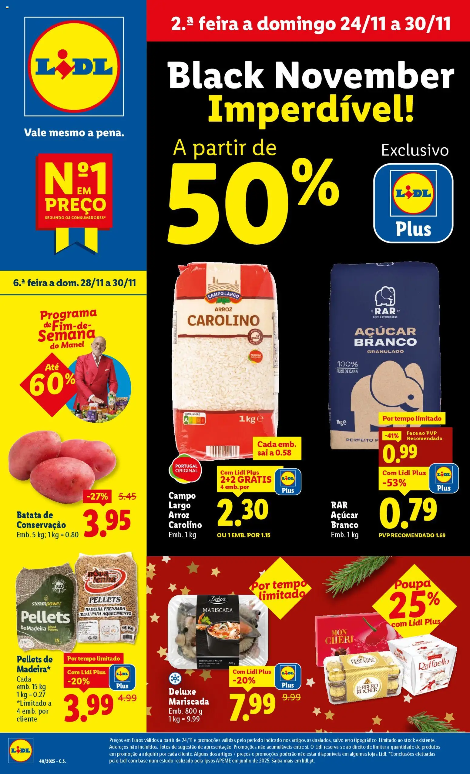 Pré-visualização do folheto da loja Lidl válida a partir de 24/11/2025