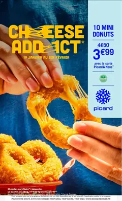 Prévisualisation de Prospectus Cheese Addict du magasin Picard formulaire valide 19/01/2026