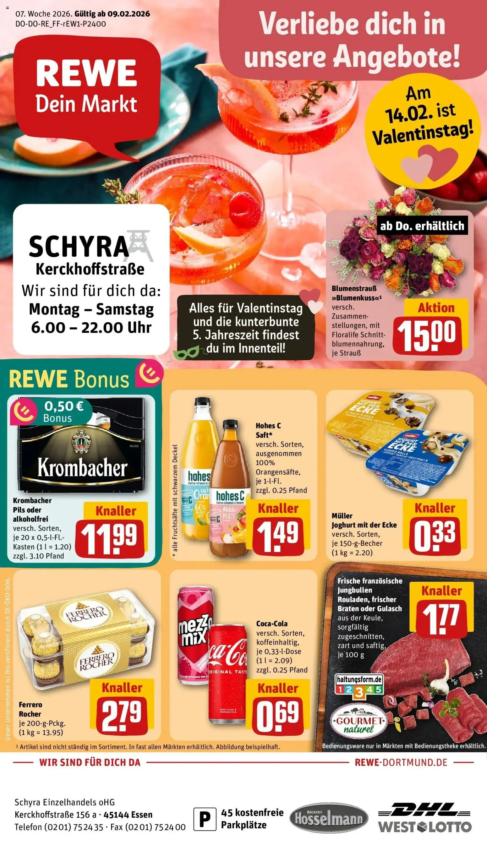 Vorschau von dem Prospekt des Geschäftes Rewe, gültig ab dem 09.02.2026