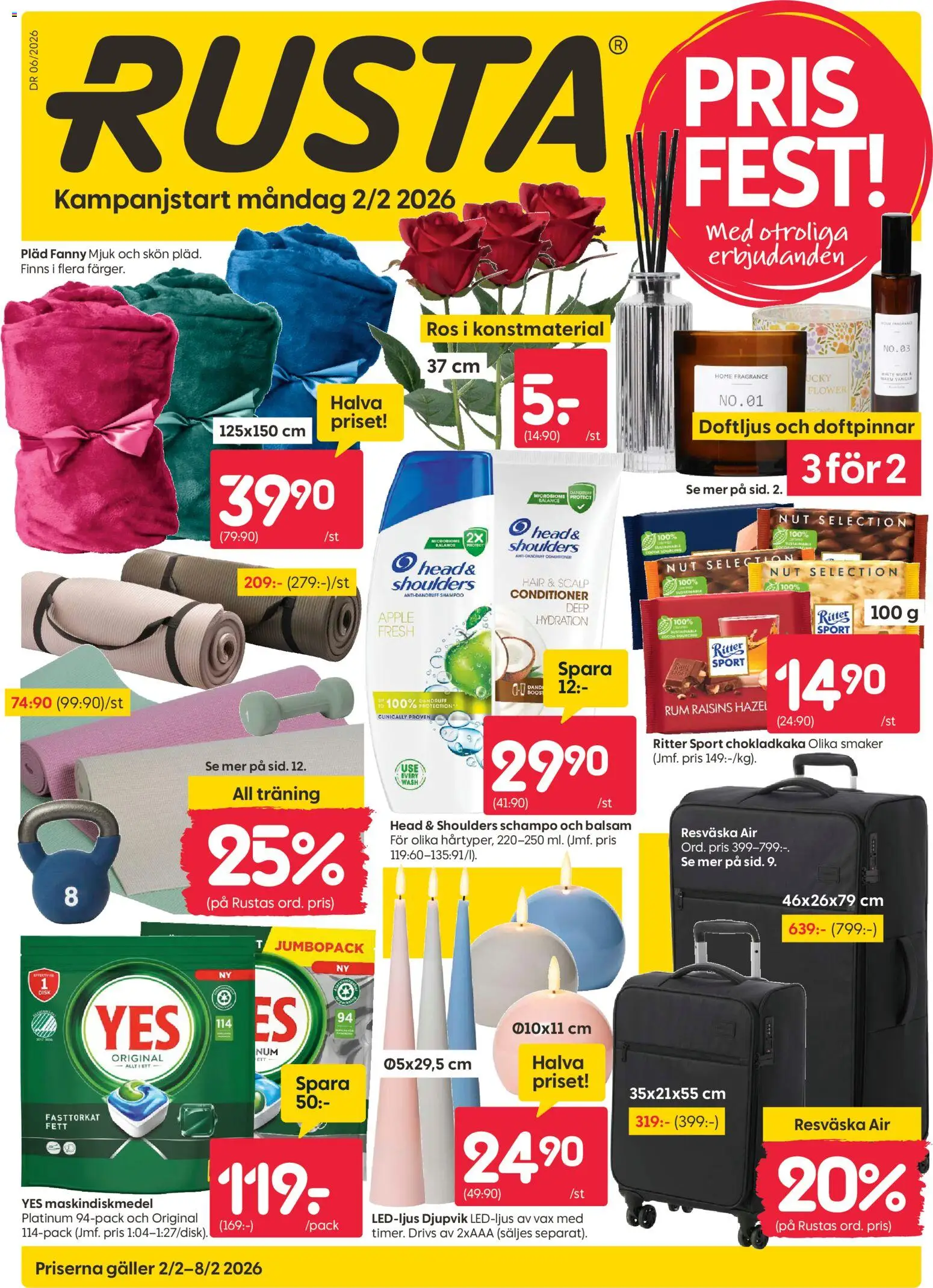 Förhandsgranska reklamblad Aktuella reklamblad Rusta från butik Rusta gäller från 02/02/2026
