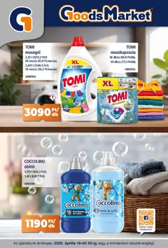 Goods Market - Goods Market akciós újság megtekintése, amely érvényes 2026.04.16.-től