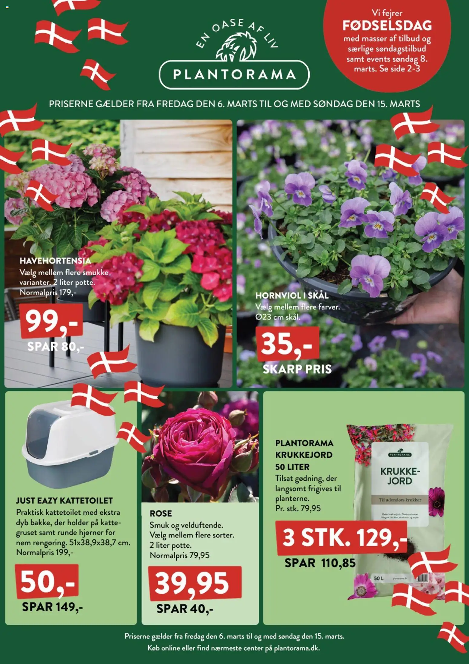 Eksempel på tilbudsavis Plantorama - Fødselsdag fra butik Plantorama gyldig fra 06/03/2026