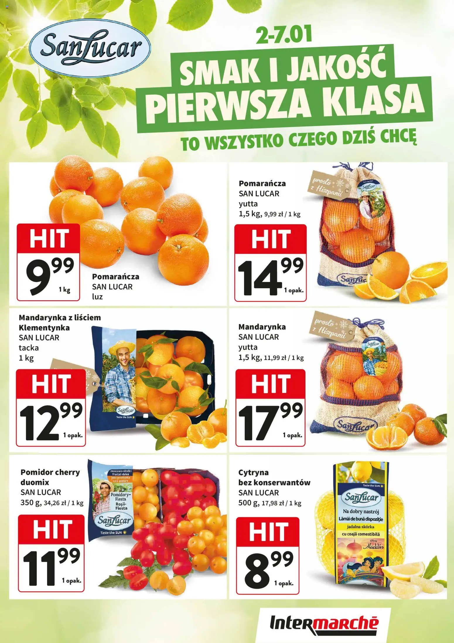 Pogląd gazetki "Świeży Hit" ze sklepu Intermarche ważnej od 02.01.2026