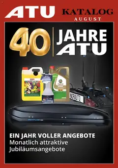 Vorschau von dem Prospekt des Geschäftes ATU, gültig ab dem 01.08.2025
