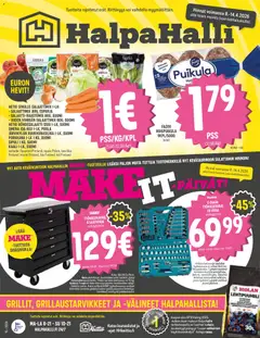Kaupan Halpa Halli Halpa Halli tarjoukset esikatselu, voimassa 08/04/2026