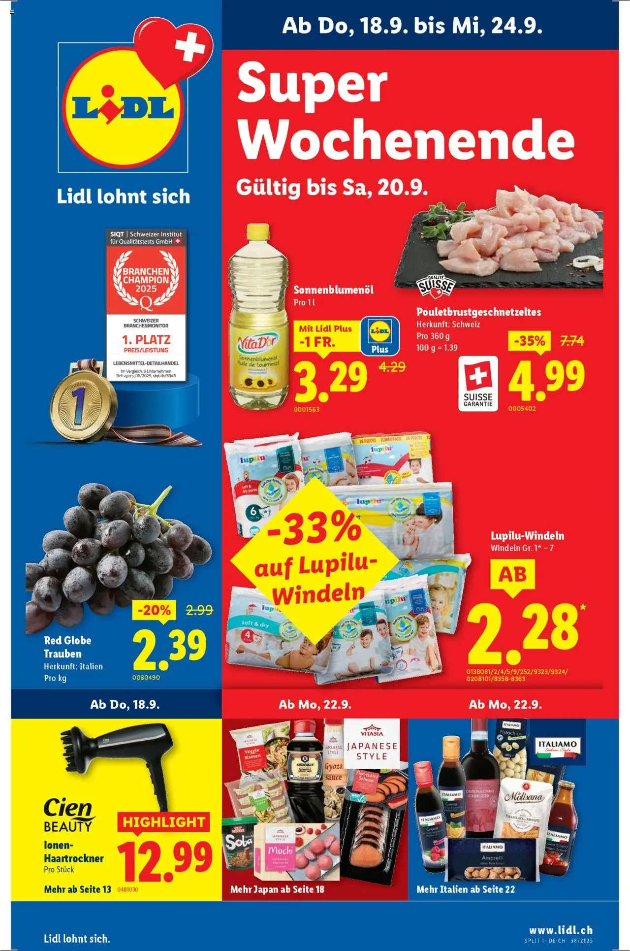 Lidl Aktionen ab 18.09.2025 - Seitennummer 1
