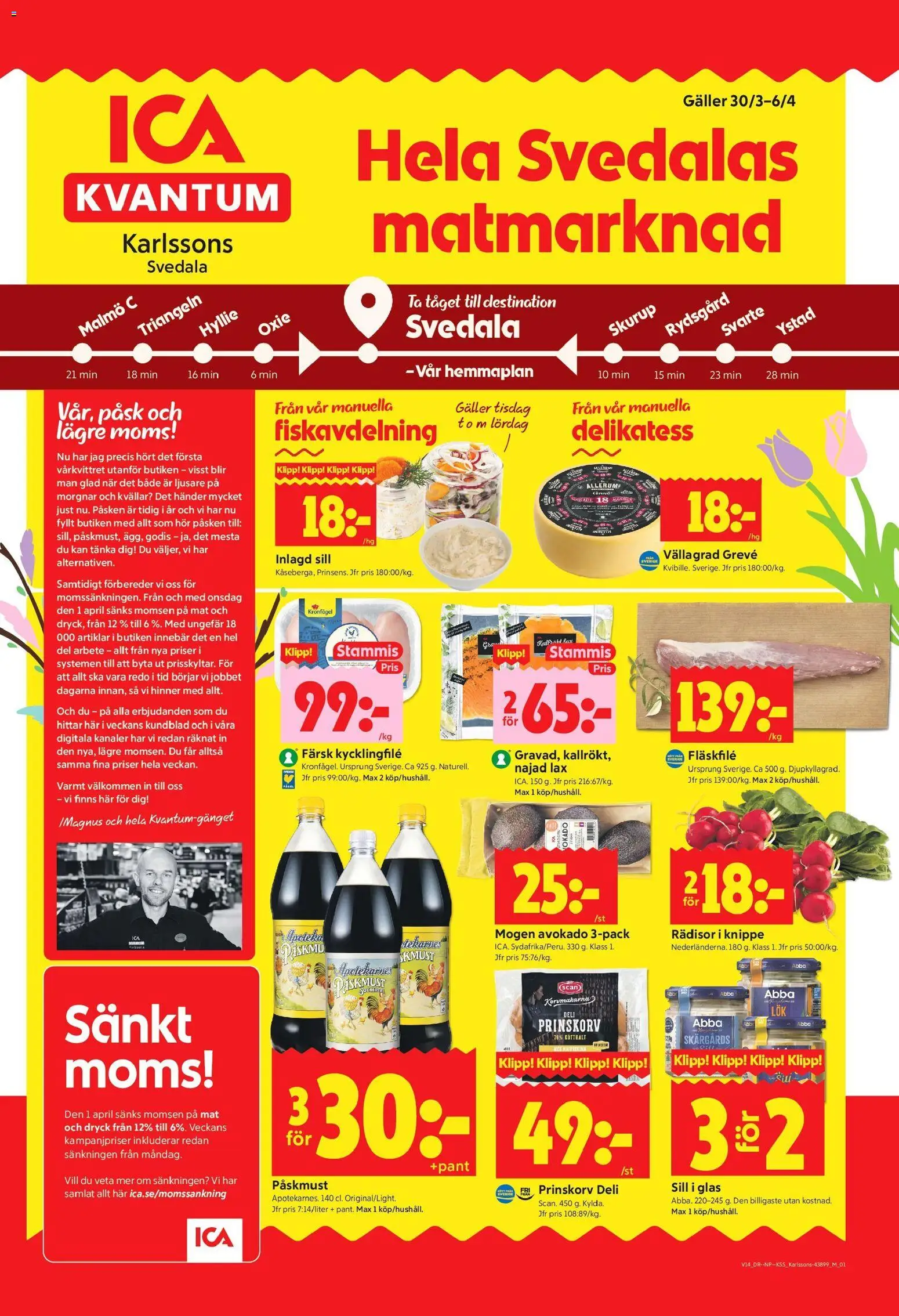 Förhandsgranska reklamblad Svedala från butik ICA Kvantum gäller från 30/03/2026