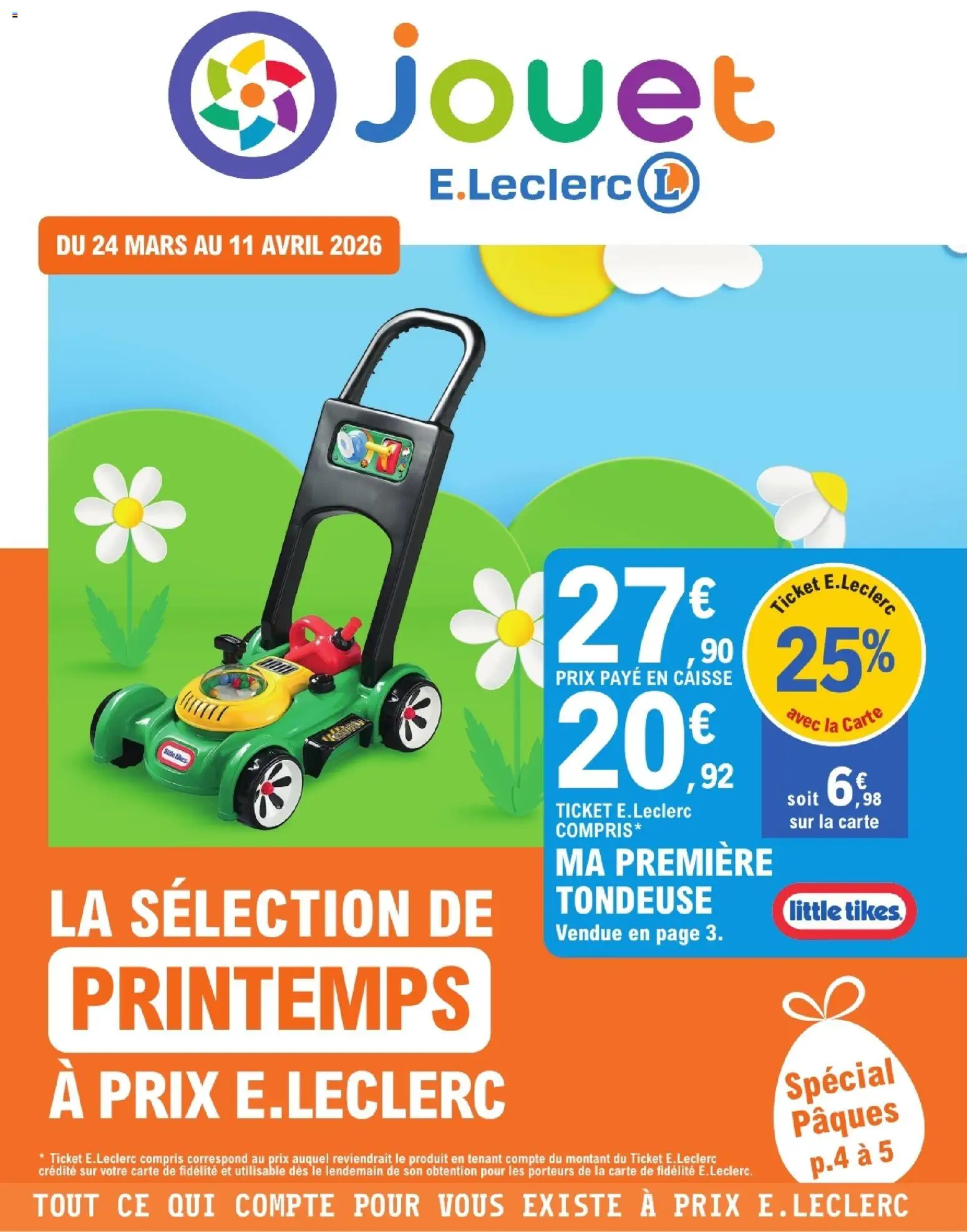 Prévisualisation de E.Leclerc jouet du magasin E.Leclerc formulaire valide 24/03/2026