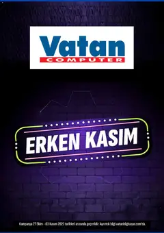 Vatan Bilgisayar İndirim 27.10.2025 - Broşürünün önizlemesi