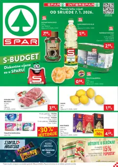 Pregled letka Katalog trgovine Spar vrijedi od 07.01.2026