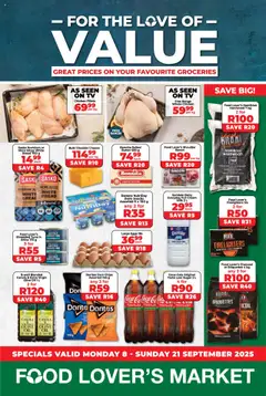 Preview of Food Lover's Market flyer valid from 08/09/2025
