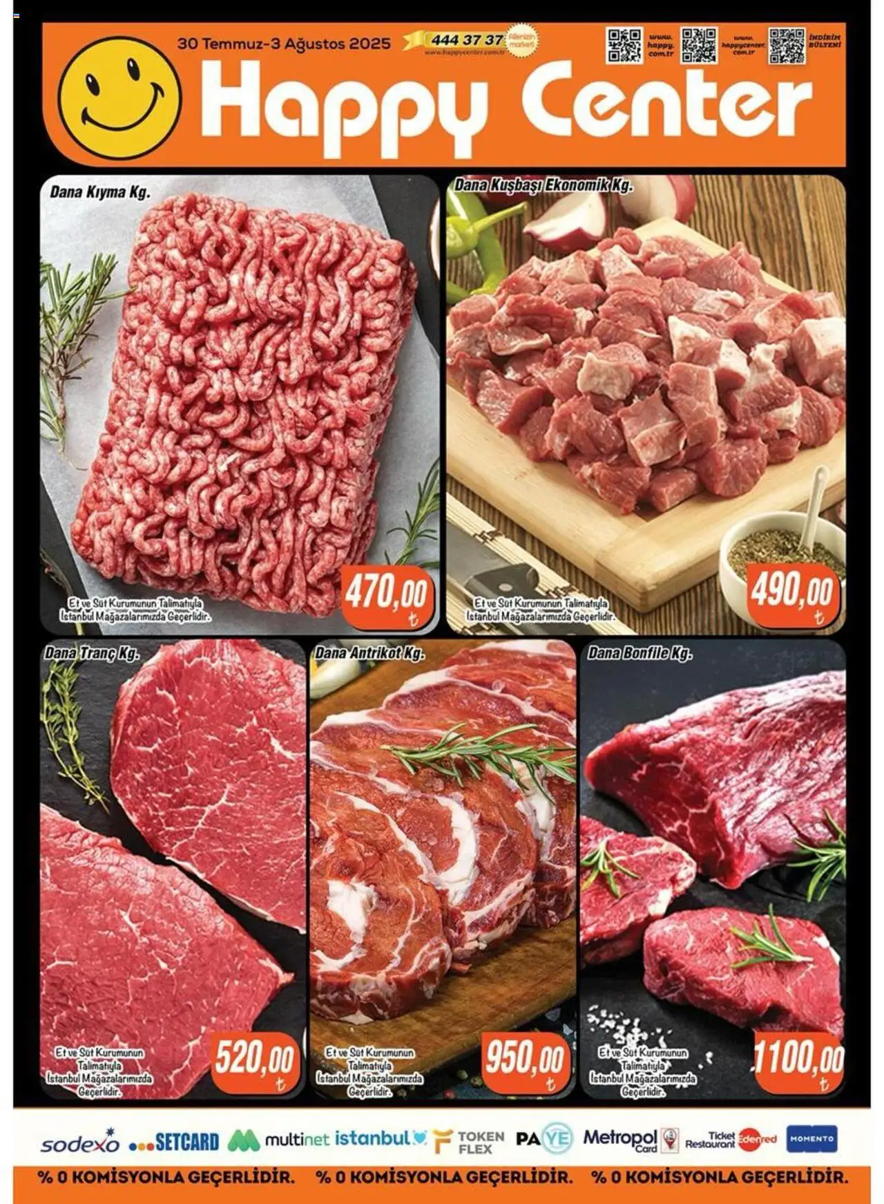 Happy Center Katalog 30 Temmuz 2025 - Broşür, Indirim - Sayfa numarası 1