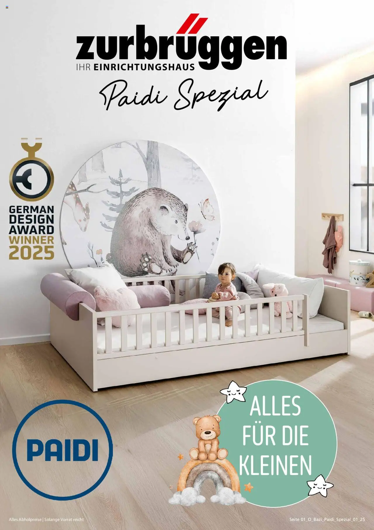 Zurbrüggen Babyzimmer Paidi Spezial (vom 03.07.2025 - 30.09.2025)