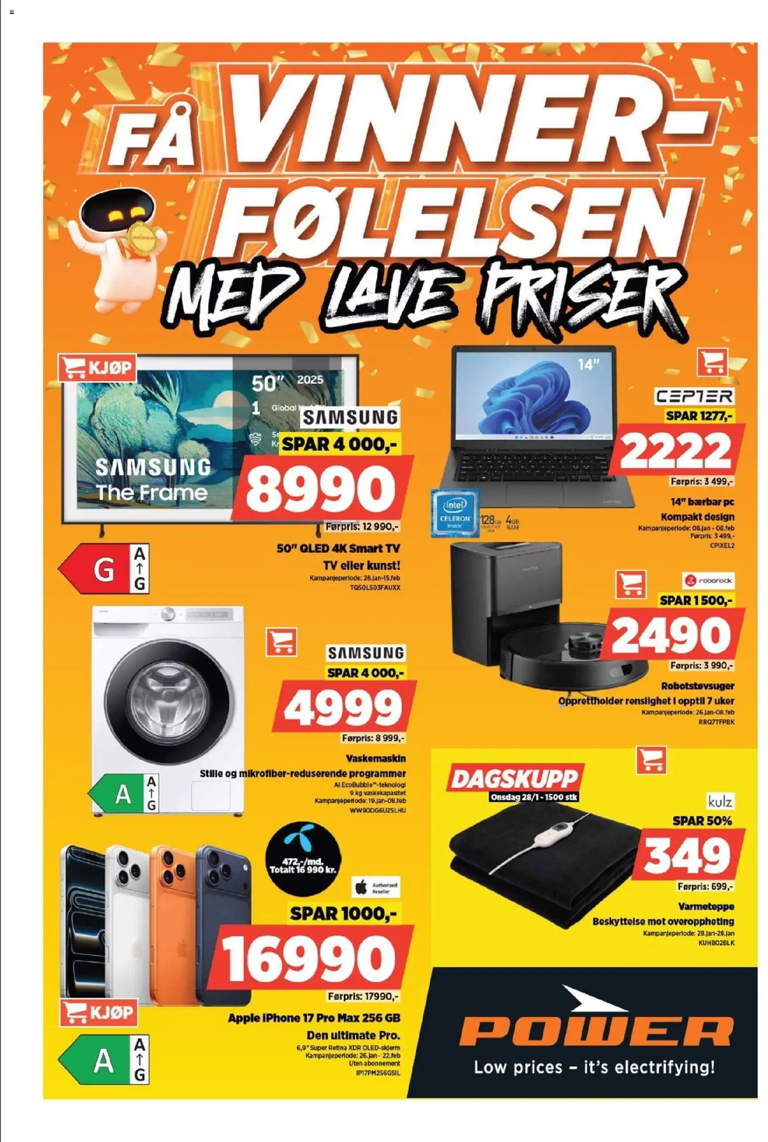 Forhåndsvis Kundeavis fra butikk Power gyldig fra 26/01/2026