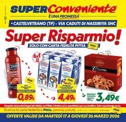 Anteprima dell'opuscolo SuperConveniente volantino Castelvetrano dal negozio SuperConveniente valido da 17/03/2026