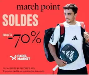 Prévisualisation de Padel Market du magasin Offres formulaire valide 05/01/2026