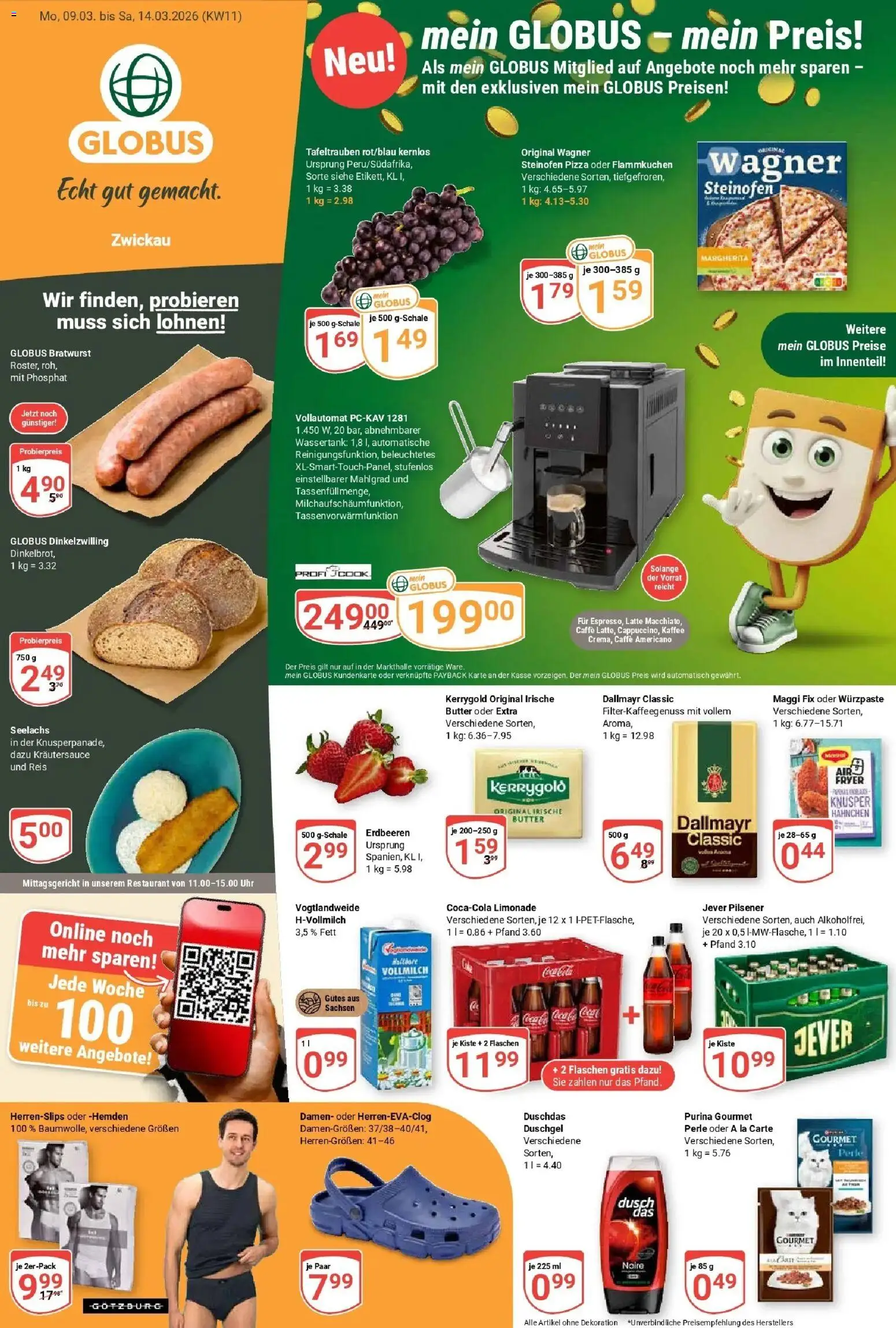 Vorschau von dem Prospekt des Geschäftes Globus, gültig ab dem 09.03.2026