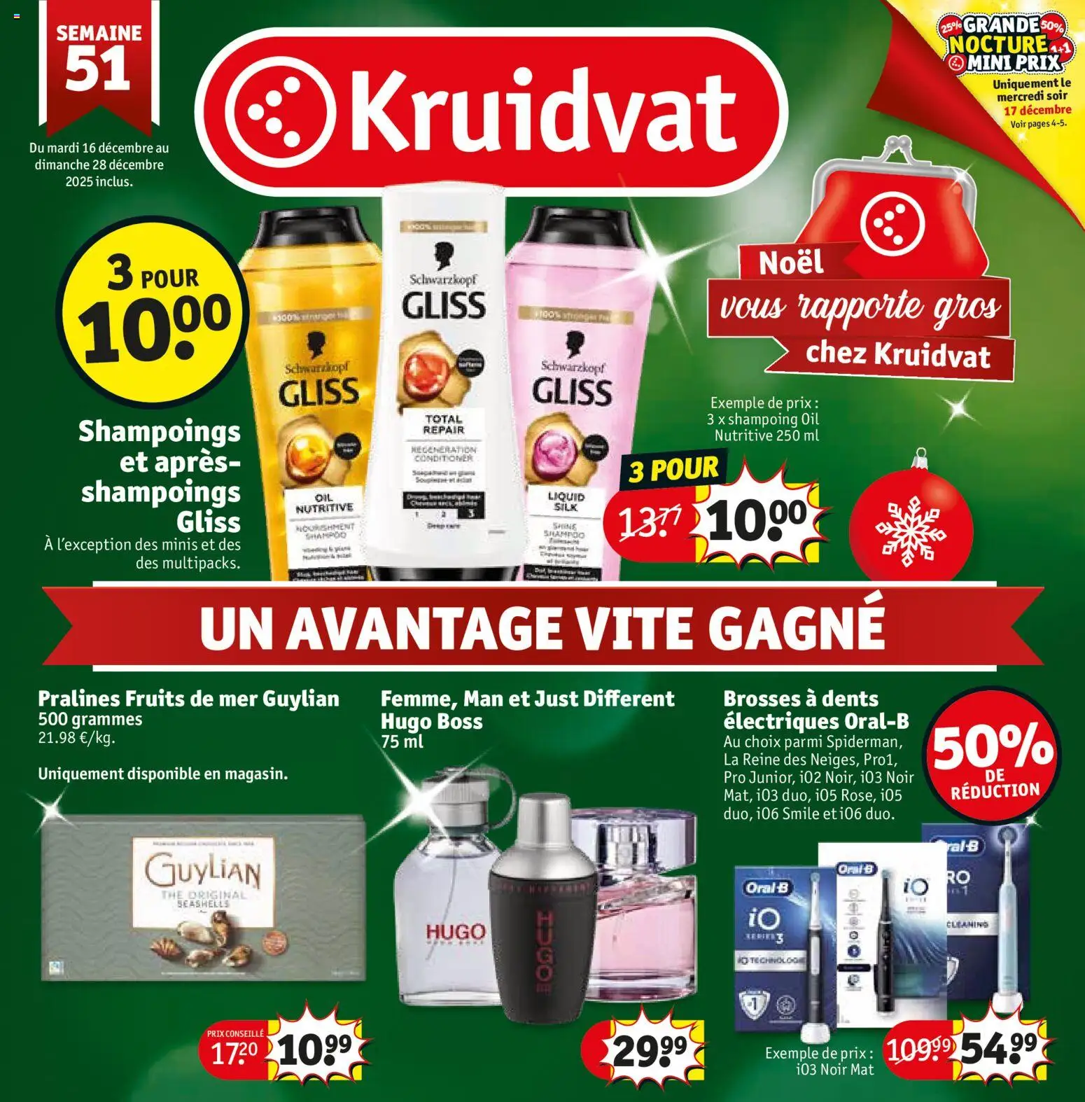 Voorbeeld van Folder de la semaine 51 van winkel Kruidvat geldig vanaf 16/12/2025