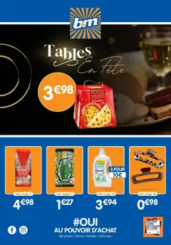 Prévisualisation de Catalogue Tables en fêtes du magasin B&M formulaire valide 19/11/2025