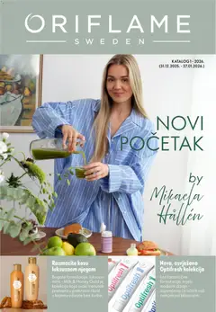 Pregled letka Katalog mesiac (číslo)/rok trgovine Oriflame vrijedi od 31.12.2025