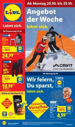 Vorschau von dem Prospekt des Geschäftes Lidl, gültig ab dem 20.10.2025