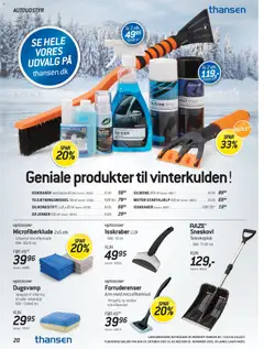 Eksempel på tilbudsavis Tilbudsavis fra butik Thansen gyldig fra 29/10/2025 | Side: 20