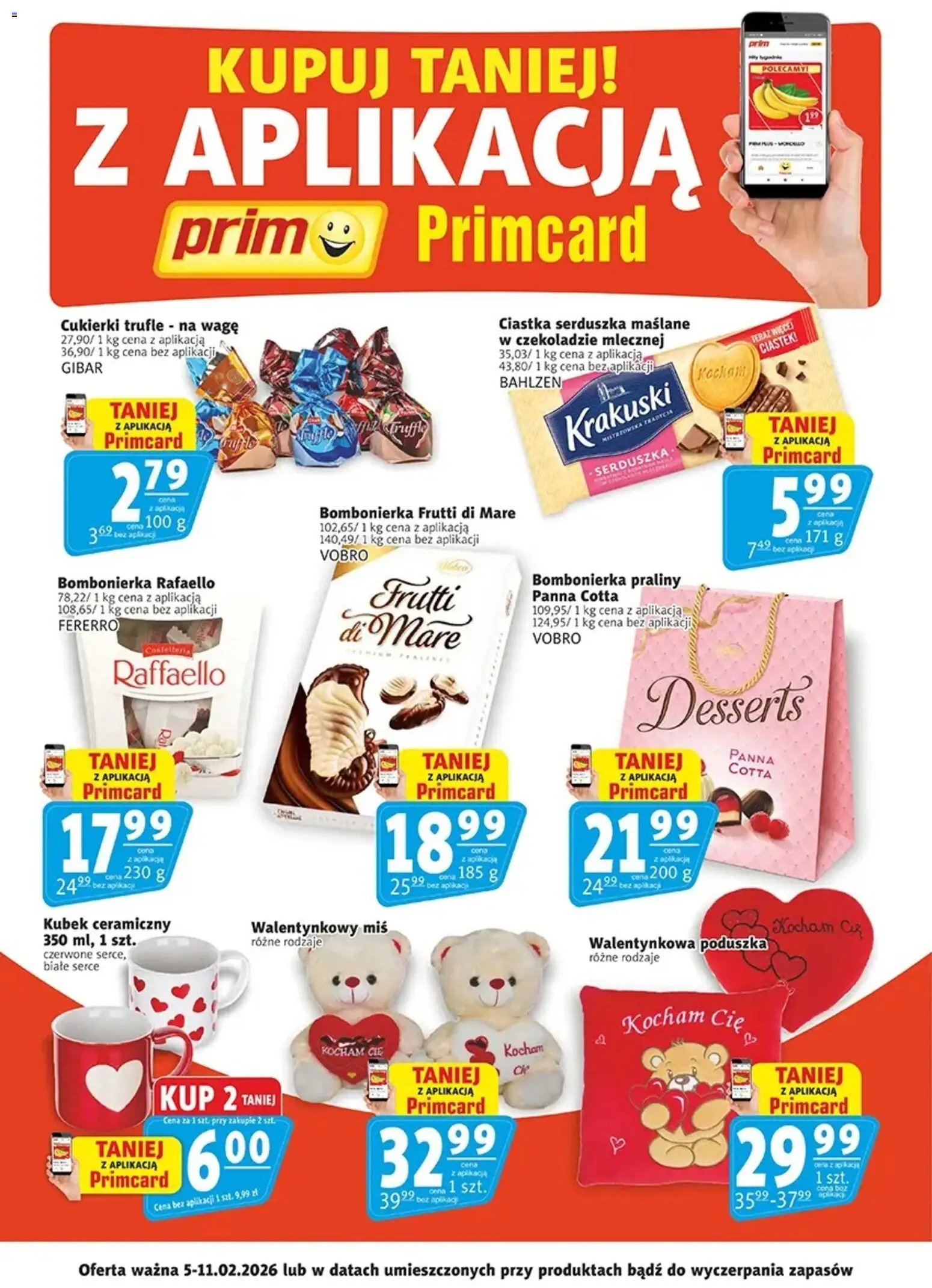 Pogląd gazetki "Promocje Primcard" ze sklepu Prim Market ważnej od 05.02.2026
