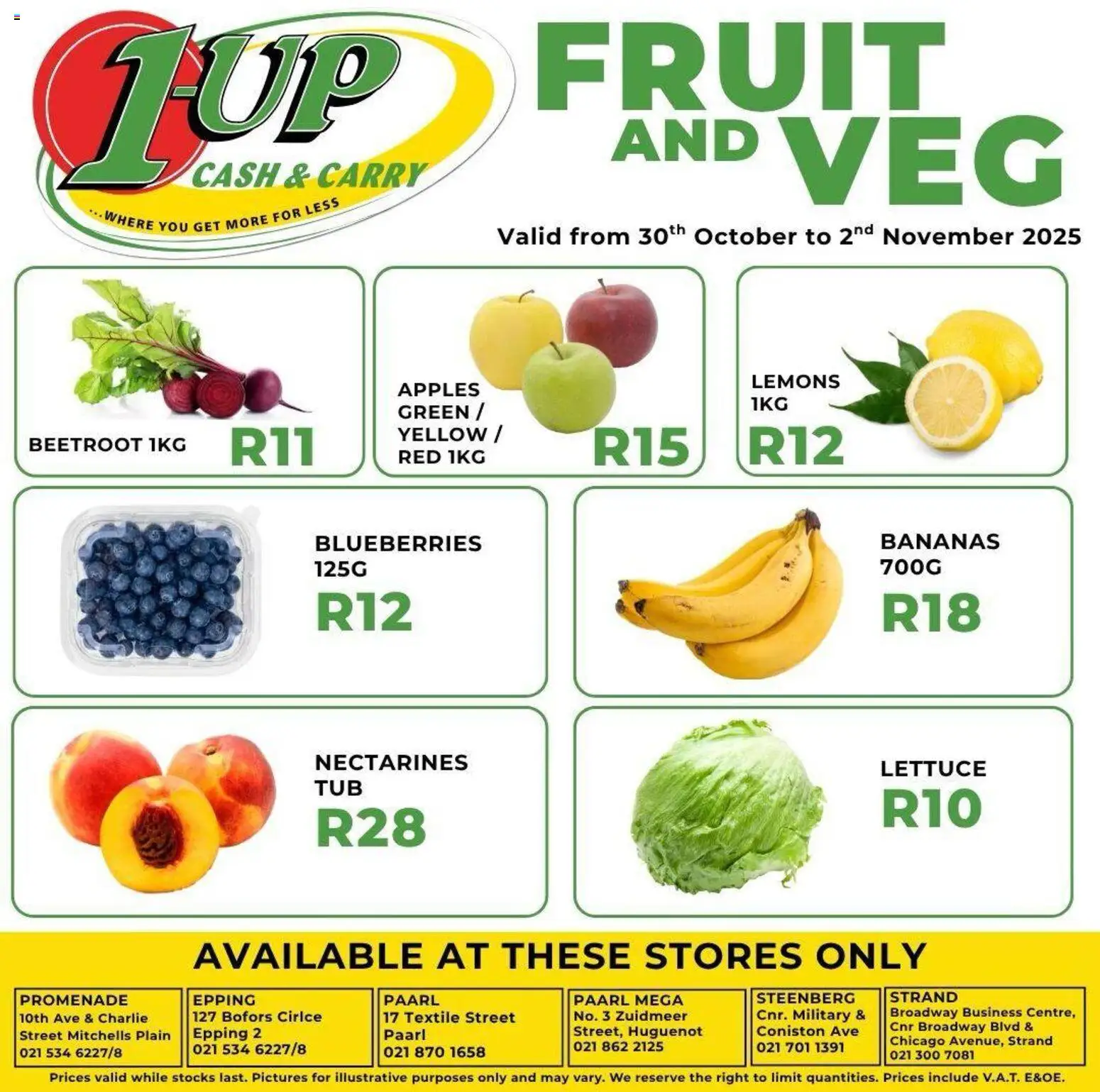 Preview of 1UP Cash & Carry flyer valid from 30/10/2025