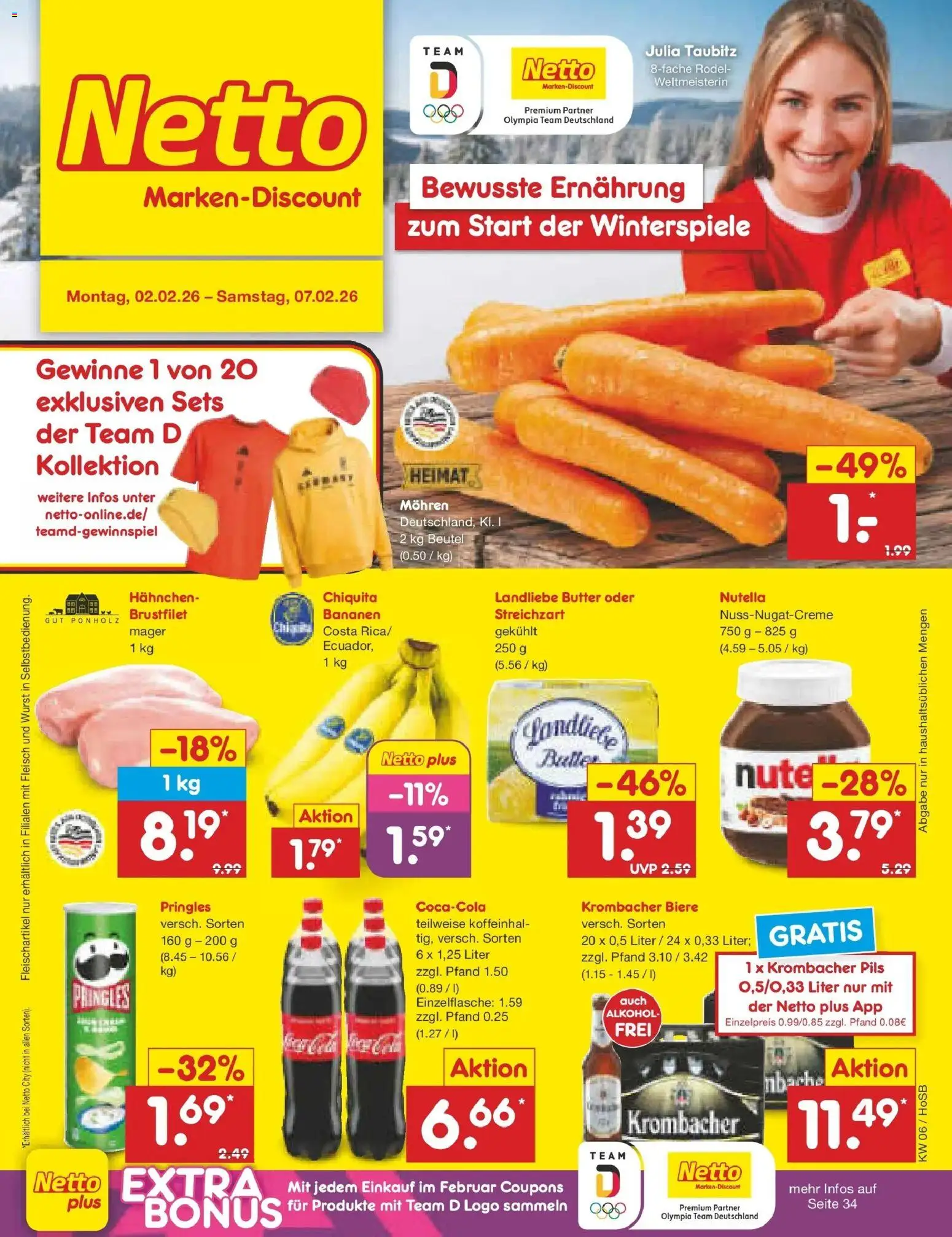 Vorschau von dem Prospekt des Geschäftes Netto Marken-Discount, gültig ab dem 01.02.2026