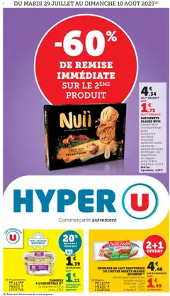 Prévisualisation de Catalogue du magasin Hyper U formulaire valide 29/07/2025