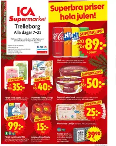 Förhandsgranska reklamblad Trelleborg från butik ICA Supermarket gäller från 08/12/2025