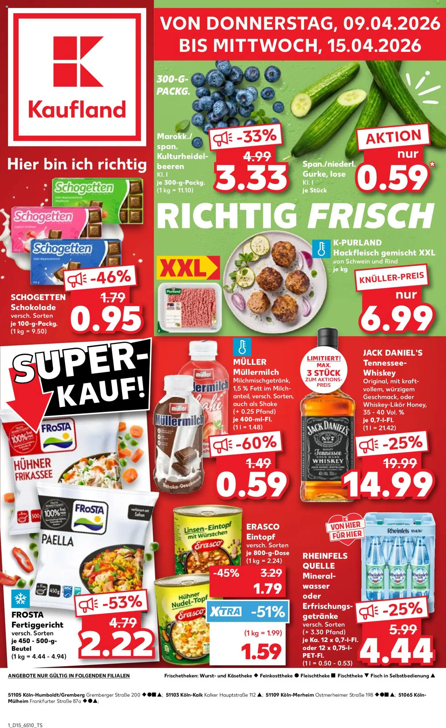 Voorbeeld van Kaufland DE - DE Folder Köln van winkel Kaufland DE geldig vanaf 09-04-2026 - Jack Daniel’s