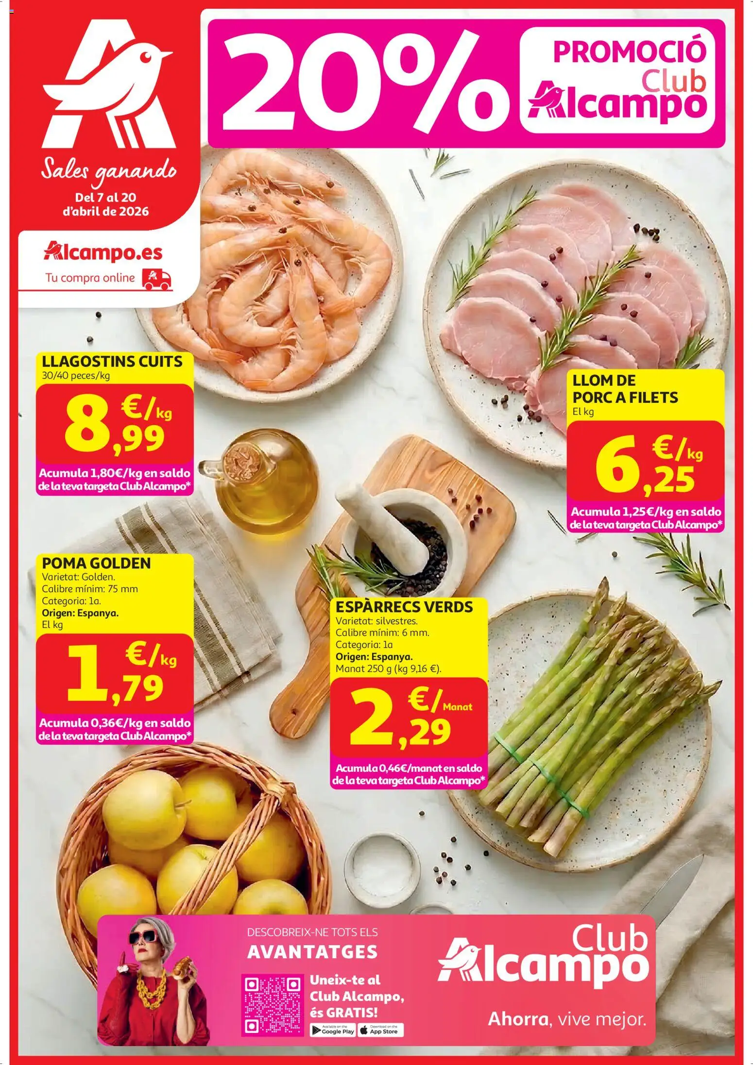 Vista previa del folleto de la tienda Alcampo válido desde el 07/04/2026 