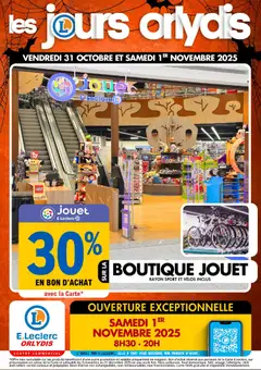 Prévisualisation de Catalogue 2 jours fous du magasin E.Leclerc formulaire valide 31/10/2025