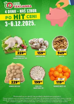 Pregled Tekijanka kataloga - važi od 03.12.2025