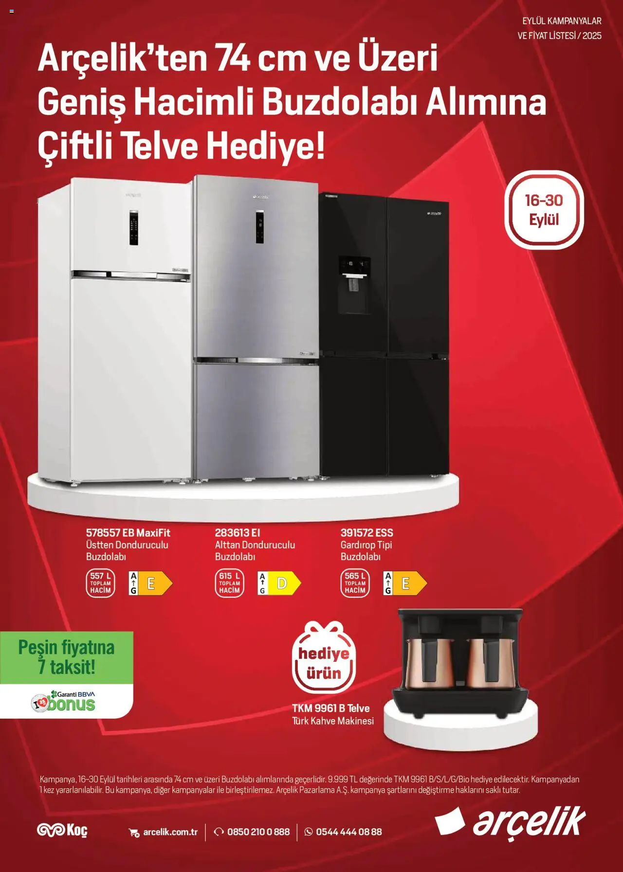Arçelik Katalog (16 - 30 Eylül 2025) - Sayfa numarası 1