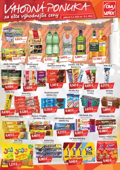 Náhľad CBA Verex letáku platného od 05.03.2026