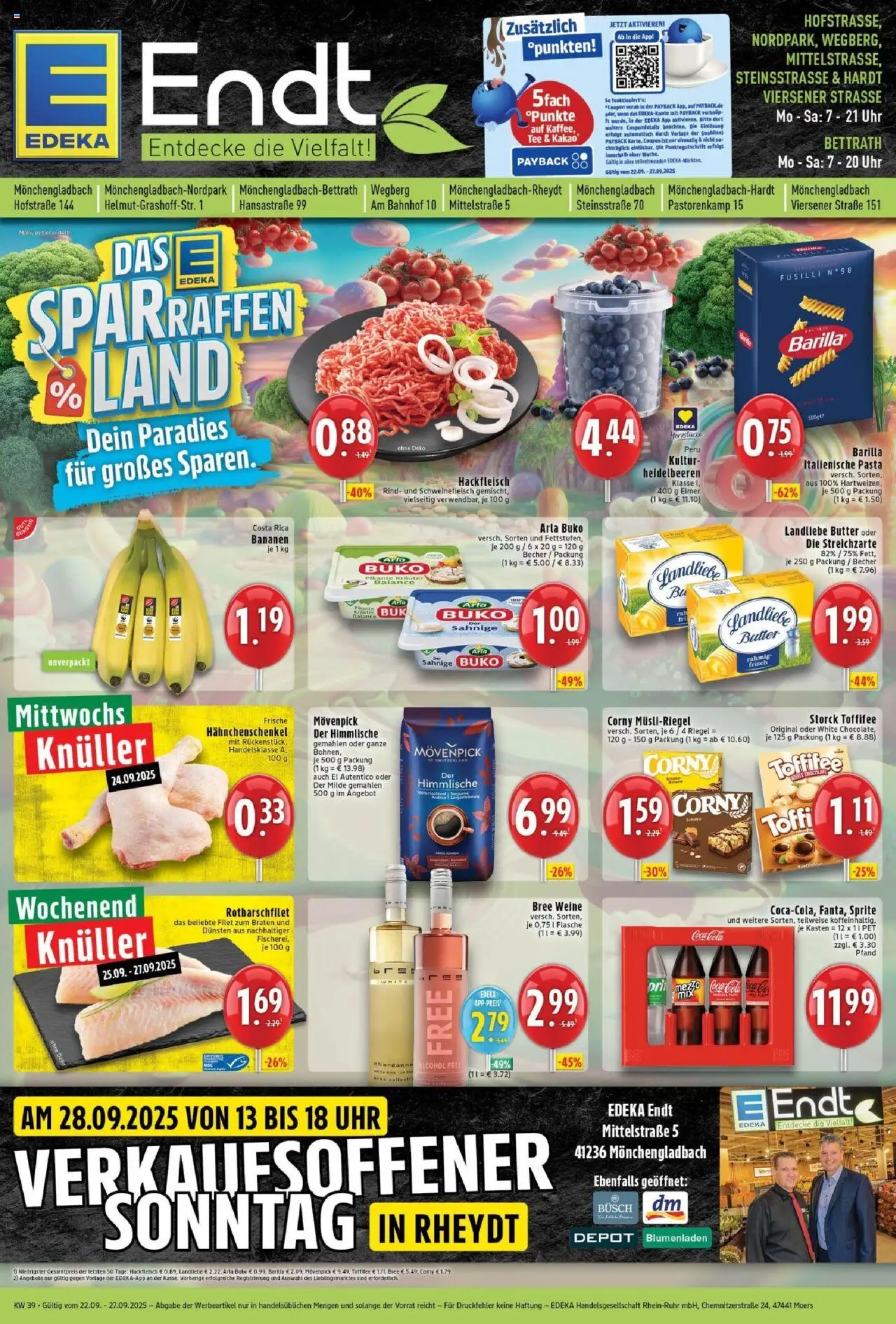 EDEKA Prospekt ab 21.09.2025 - Prospekt Mönchengladbach-Bettrath Online