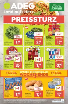 Vorschau der Angebote: ADEG Flugblatt gültig ab 13.11.2025