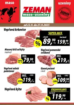 Náhled nabídky: Prodejny Zeman Leták - Praha, Hořice, Úvaly platný od 22.09.2025