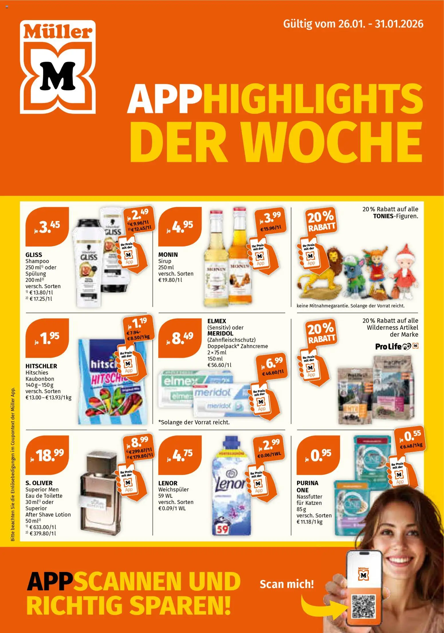 Vorschau der Angebote: Müller Flugblatt gültig ab 26.01.2026