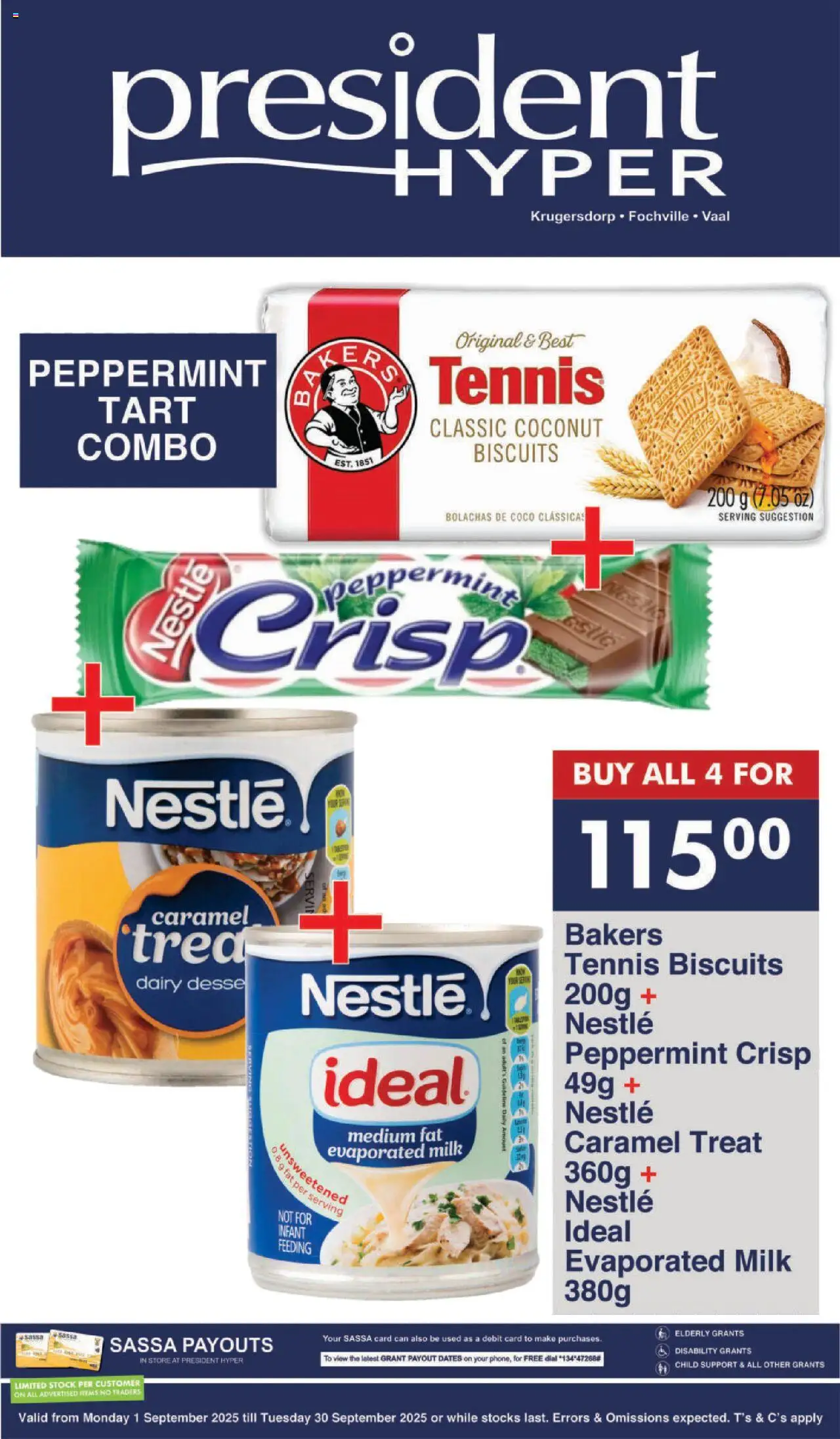 President Hyper September Combo Deals from 01/09 - 30/09/2025 > Promotions