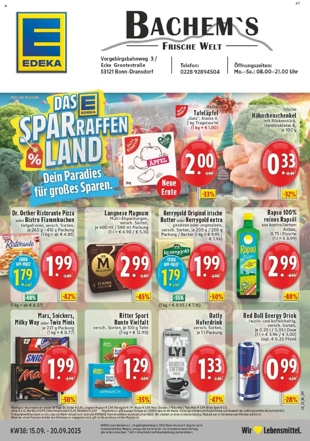 EDEKA Prospekt ab 14.09.2025 - Prospekt Bonn Online