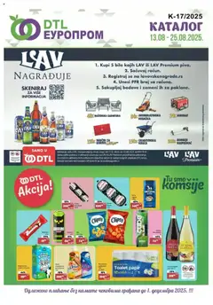 Pregled Europrom kataloga - važi od 13.08.2025
