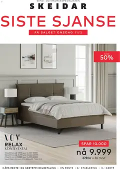 Forhåndsvis Siste Sjanse fra butikk Skeidar gyldig fra 11/02/2026