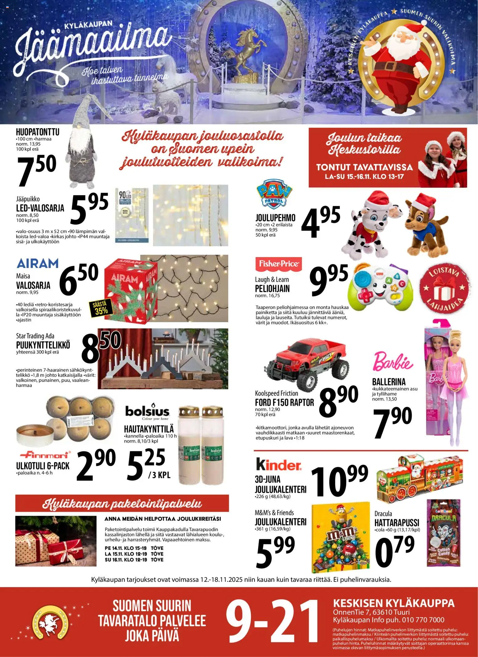 Kaupan Tuuri Tarjoukset esikatselu, voimassa 12/11/2025