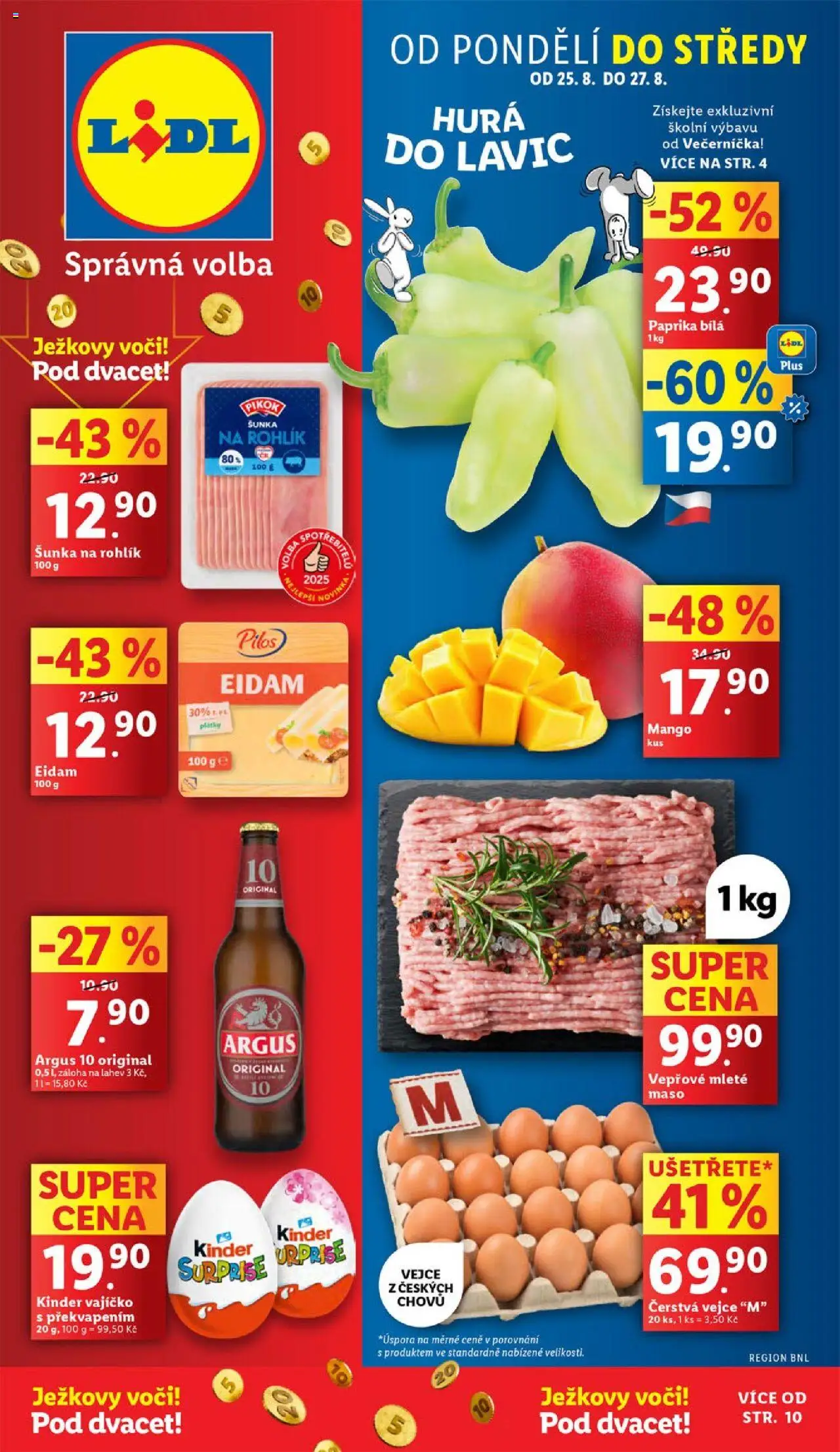  LIDL leták příští týden od 25.08.2025 >> Lidl Akce