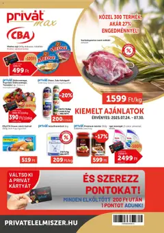 PRIVÁT - Aktuális szórólap MAX megtekintése, amely érvényes 2025.07.24.-től